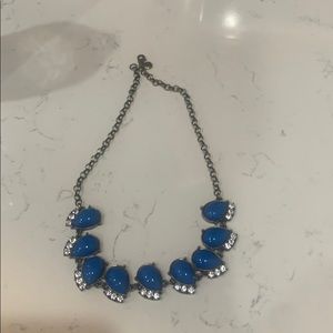J Crew blue choker necklace